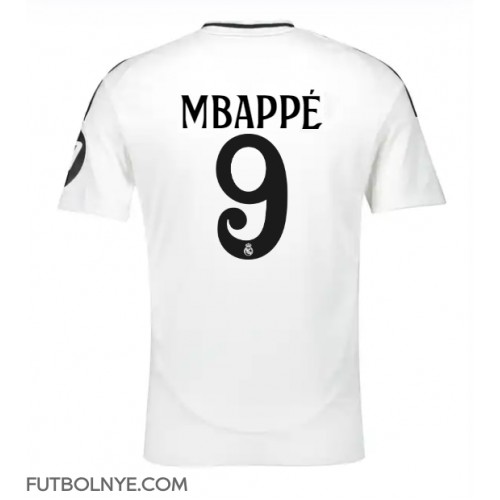 Camiseta Real Madrid Kylian Mbappe #9 Primera Equipación 2024-25 manga corta